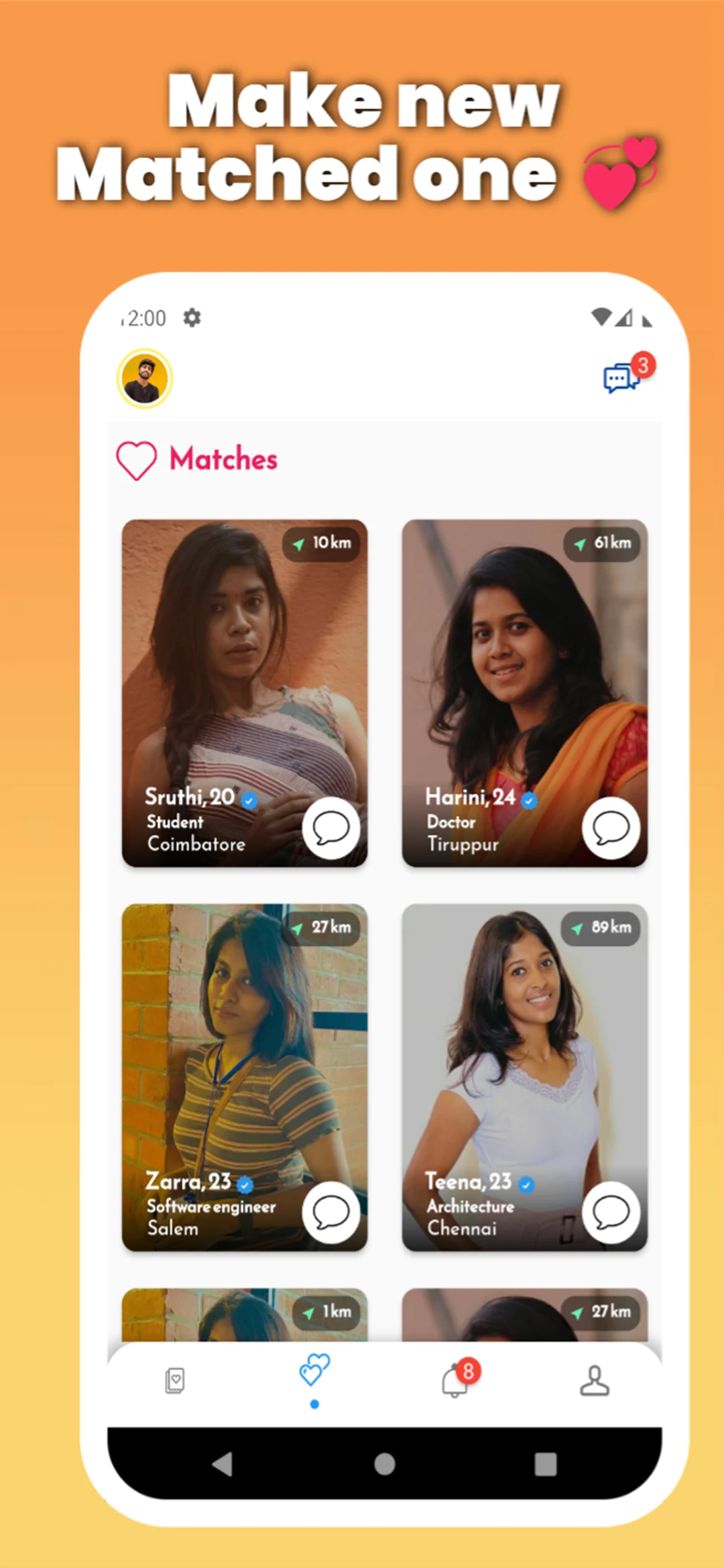 Piku: Telugu Date, Chat & Meet screenshot