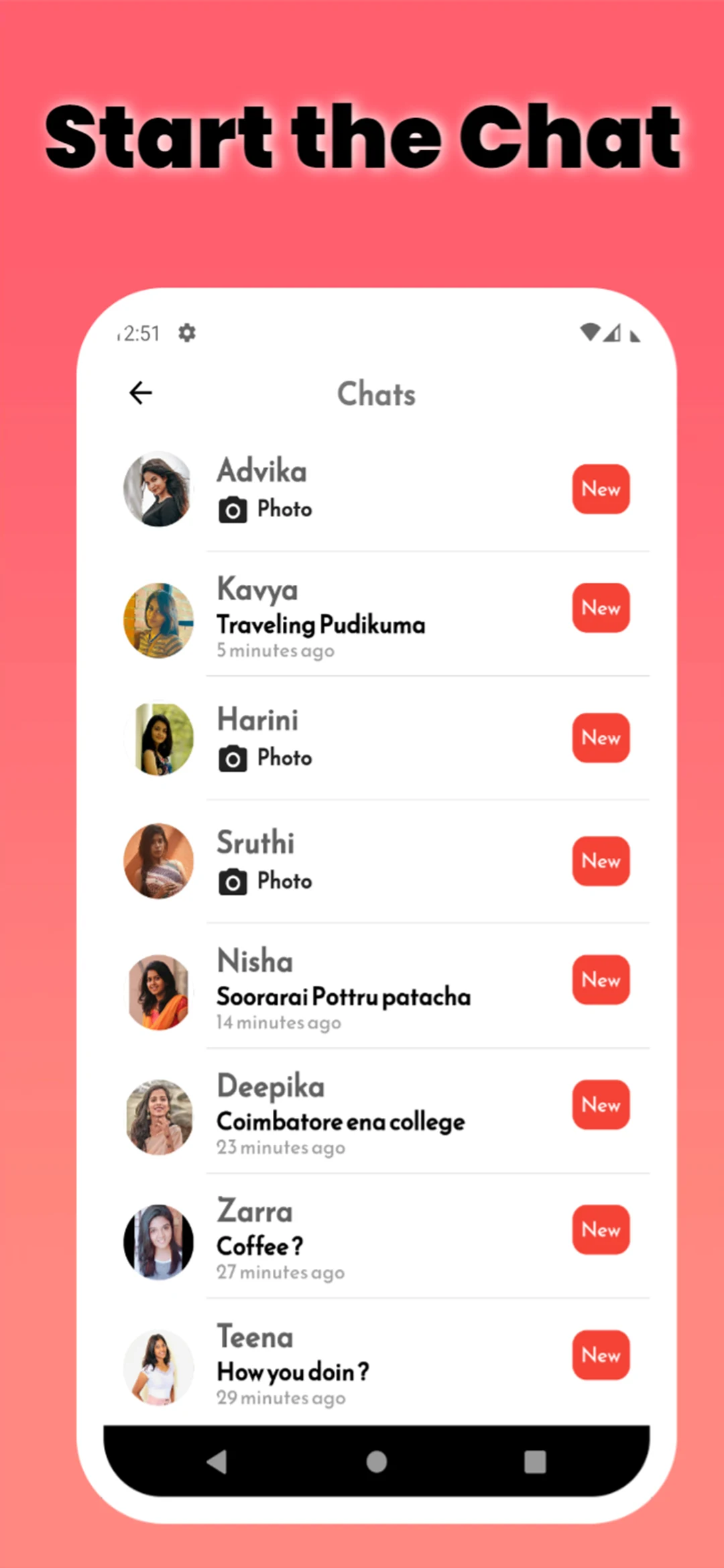Piku: Telugu Date, Chat & Meet screenshot